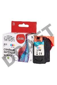 Струйный картридж Sakura 2972B007 (511 Color) для Canon, триколор, 9 мл., 250 к.