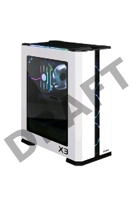Корпус ZALMAN X3, ATX, WHITE, WINDOW, 2x3.5