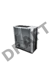 Корпус Deepcool MATREXX 55 V3 ADD-RGB WH 3F без БП, большое боковое окно, 3xRGB LED 120мм ветилятора спереди, RGB LED спереди, белый, ATX