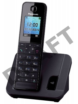 Телефон Panasonic KX-TGH210RUB  (черный) {АОН, Caller ID, 