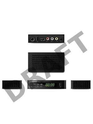 Ресивер DVB-T2 Starwind CT-200 черный Ресивер DVB-T2 Starwind CT-200 черный