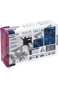 Кронштейн для телевизора Kromax DIX-14 черный 15