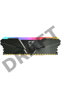Модуль памяти DDR 4 DIMM 16Gb PC25600, 3200Mhz, Netac Shadow NTSRD4P32SP-16E, RGB, C16 Grey, с радиатором