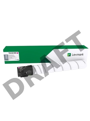 Тонер-картридж Lexmark пурпурный с тонером высокой емкости для CS923, CX921, CX922, CX923, CX924 34 000стр.