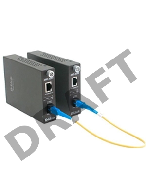 Медиаконвертер D-Link DMC-920T/B10A 1x10/100Base-TX 1x100Base-FX SC ТХ:1550nm RX:1310nm 20km