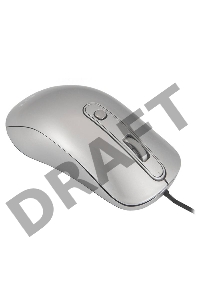 Мышь Oklick 155M серебристый оптическая (1600dpi) USB (3but)