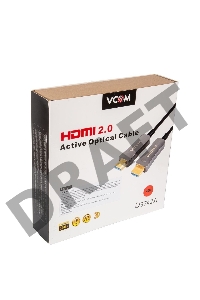 Активный оптический кабель HDMI 19M/M,ver. 2.0, 4K@60 Hz 20m VCOM <D3742A-20M>