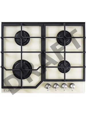 Газовая варочная поверхность Lex GVG 6042 IV LIGHT слоновая кость Газовая варочная поверхность Lex GVG 6042 IV LIGHT слоновая кость