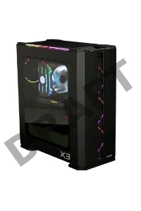 Корпус ZALMAN X3, ATX, BLACK, WINDOW, 2x3.5