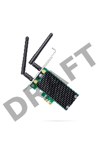 Адаптер TP-LINK ARCHER T4E AC1200 Двухдиапазонный Wi-Fi адаптер PCI Express