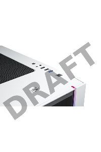 Корпус Deepcool MATREXX 55 V3 ADD-RGB WH 3F без БП, большое боковое окно, 3xRGB LED 120мм ветилятора спереди, RGB LED спереди, белый, ATX