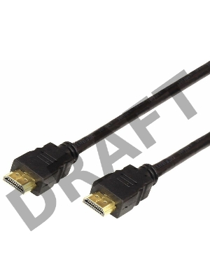 Кабель Proconnect (17-6203-8) Шнур HDMI - HDMI gold 1.5М без фильтров (PE bag) 