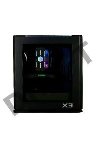 Корпус ZALMAN X3, ATX, BLACK, WINDOW, 2x3.5