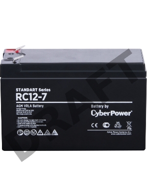 Батарея SS CyberPower Standart series RC 12-7 / 12V 7 Ah