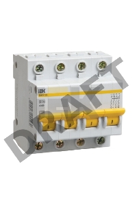 Авт. выкл. Iek MVA20-4-040-C ВА47-29 4Р 40А 4,5кА х-ка С ИЭК
