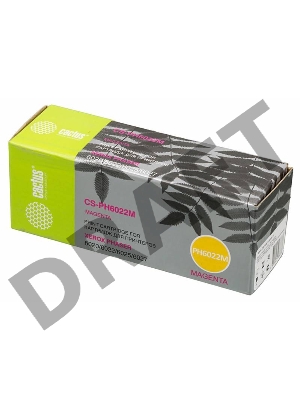Тонер Картридж Cactus CS-PH6022M 106R02761 пурпурный для Xerox Phaser 6020/6022/WC6025/6027 (1000стр.)