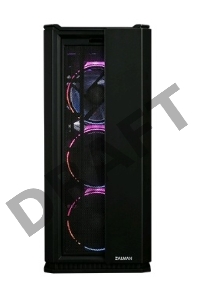 Корпус ZALMAN X3, ATX, BLACK, WINDOW, 2x3.5