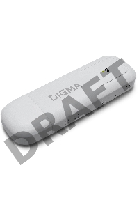 Модем 3G/4G Digma Dongle WiFi DW1960 USB Wi-Fi Firewall +Router внешний белый