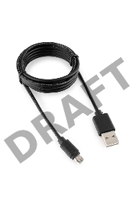 Кабель Gembird USB 2.0 Cablexpert CC-mUSBDS-6, двусторонние разъёмы, AM/microB 5P, 1.8м, пакет