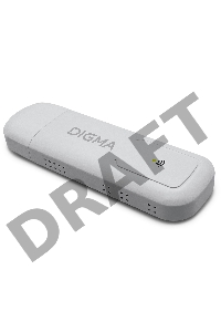Модем 3G/4G Digma Dongle WiFi DW1960 USB Wi-Fi Firewall +Router внешний белый
