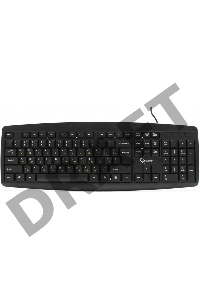 Клавиатура Gembird KB-8351U-BL, черный, USB, 104 клавиши