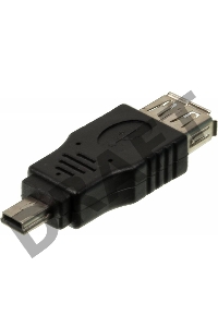 Переходник USB2.0 Ningbo mini USB (m)/USB A (f)