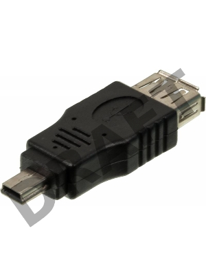 Переходник USB2.0 Ningbo mini USB (m)/USB A (f)