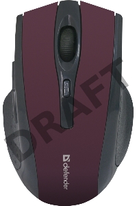 Мышь USB OPTICAL WRL DEFENDER ACCURA MM-665 RED (52668)