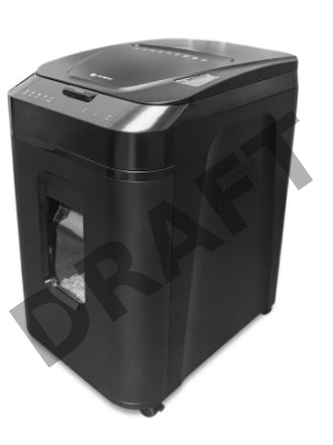 Шредер ГЕЛЕОС АП40-4, DIN P-4 (4 ур-нь секр.), фрагмент 3,9х12мм, АВТОПОДАЧА 170 лист  (70г/м2), пл.карты/скрепки/скобы, 37 литров