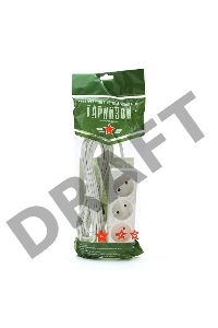 Удлинитель Гарнизон EL-E3-W-5, 3 розетки допустимый ток 6А, длина 5м