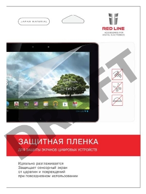 Защитная пленка для экрана глянцевая Redline универсальная 7 Защитная пленка для экрана глянцевая Redline универсальная 7