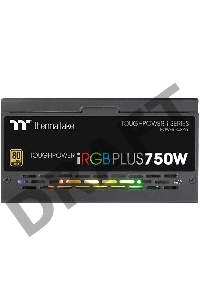 Блок питания Thermaltake ATX 750W Toughpower iRGB Plus 80+ gold (24+4+4pin) APFC 140mm fan color LED 9xSATA Cab Manag RTL