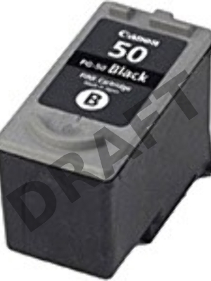 Картридж струйный PG-50Bk (0616B001), для Canon PIXMA MP150/MP160/MP170/MP180/MP450/MP460/MX300/MX310/iP2200, FAX-JX200/JX210 JX500/JX510,Черный, 300