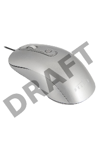 Мышь Oklick 155M серебристый оптическая (1600dpi) USB (3but)