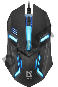 Мышь DEFENDER USB OPTICAL HIT MB-550 BLACK 52550
