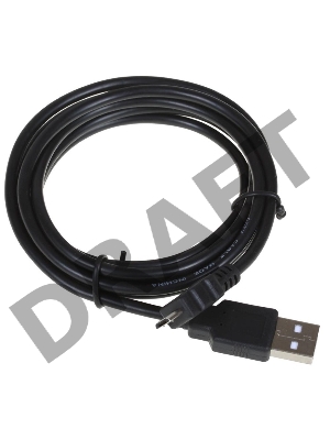 Кабель VCOM VUS6945-1.5M Кабель USB2.0 Am-->micro-B 5P, 1.5м , черный