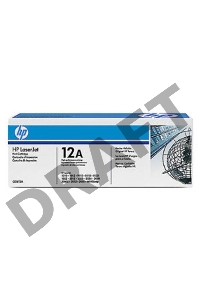 Тонер-картридж HP Q2612A черный для LaserJet 1010/1018/1020/1012/1015/3015/3020/3030 (2000стр.)