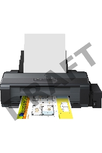 Принтер Epson L1300, 4-цветный струйный СНПЧ A3+, 15 (5.5 цв) стр/мин, 5760x1440 dpi, подача: 100 лист., вывод: 50 лист., USB, печать фотографий (старт.чернила - около 7100 ч/б документов А4 и 5700 цветных документов А4)