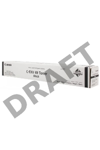 Тонер-картридж Canon C-EXV49BK 8524B002 черный для копира iR-ADV C33xx