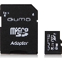Флэш карта MicroSDHC 64Gb QUMO QM64GMICSDXC10U1 {MicroSDXC Class 10 UHS-I, SD adapter}
