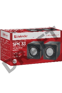 Колонки DEFENDER SPK 33 (2.0 ,5 Вт, питание от USB) 65633