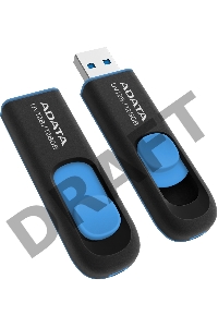 Флеш Диск 128GB ADATA UV128, USB 3.0, черный/синий