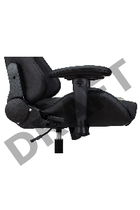 Кресло игровое Zombie Formula черный/красный эко.кожа крестов. пластик