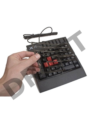 Клавиатура A4 X7-G100 черный USB Multimedia Gamer