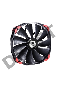 Вентилятор ID-COOLING NO-14025K 140x140x25мм (24шт./кор, PWM, Low Noise, резиновые углы, черный, 800-1600об/мин)  BOX