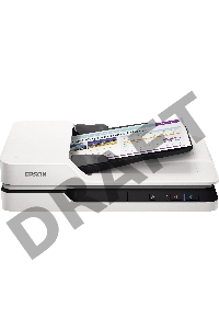 Сканер Epson WorkForce DS-1630 (B11B239401) планшетный, A4, CIS, 600x600 dpi, двусторонный автоподатчик, USB 3.0