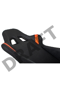 Кресло игровое Zombie Formula черный/красный эко.кожа крестов. пластик