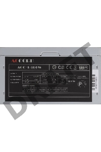Блок питания Accord ATX 300W ACC-P300W (24+4pin) 80mm fan 3xSATA