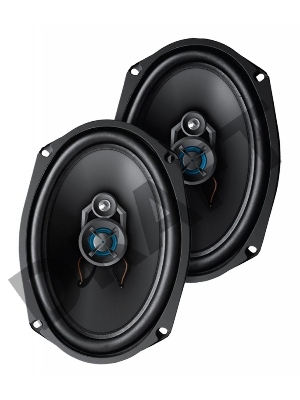 Колонки автомобильные Digma DCA-A693 300Вт 90дБ 4Ом 15x23см (6x9дюйм) (ком.:2кол.) коаксиальные трехполосные