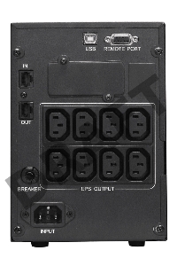 Источник бесперебойного питания Powercom Smart King Pro+ SPT-1000-II LCD 800Вт 1000ВА черный